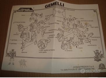 I CAVALIERI DELLO ZODIACO GEMELLI