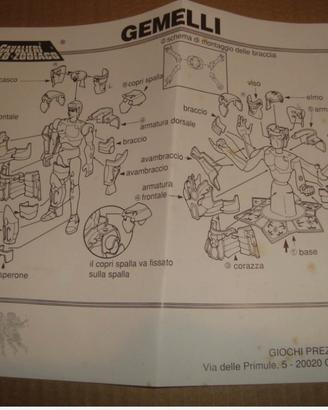 I CAVALIERI DELLO ZODIACO GEMELLI