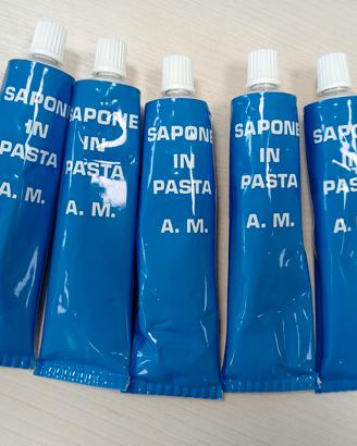 5 pasta lavamani militare da collezione A. M.