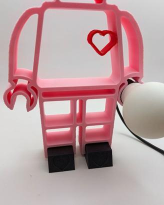 Lampada stile lego