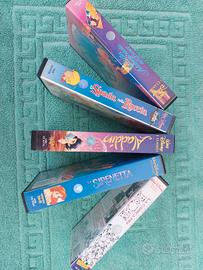 5 videocassette originali Walt Disney 