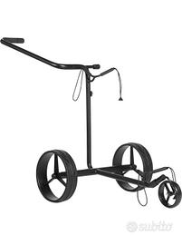 JuStar Carrello da golf Nero 3a ruota, nero