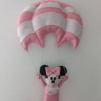 fiocco nascita topolina rosa bambina
