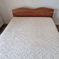 letto matrimoniale con rete e materasso 