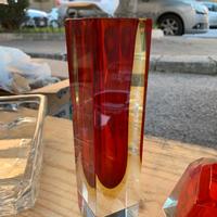 Vaso Sommerso in vetro di Murano, anni '70