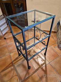 Carrello / Mobiletto Multiuso Ferro Battuto