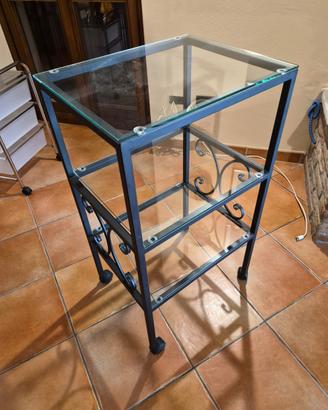 Carrello / Mobiletto Multiuso Ferro Battuto
