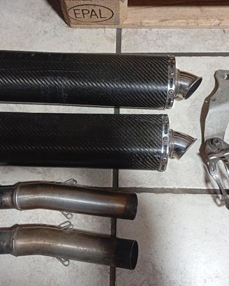 scarichi in carbonio ducati Monster 600/900