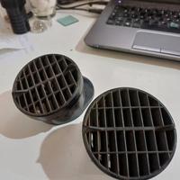 2 pz bocchetta diffusore aria cruscotto fiat 127