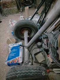 Carrello per trasporto motozappa