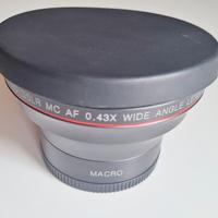 Neewer 52MM 0.43x obiettivo grandangolare HD
