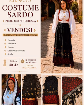Costume Sardo tradizionale Solarussa
