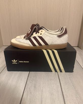 Adidas Wales Bonner Samba Pony Cream White Brown