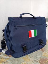Cartella porta PC blu