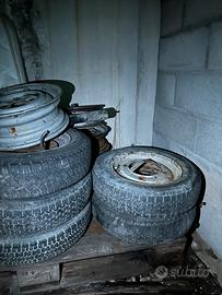Cerchi e gomme Fiat 500 126 originali