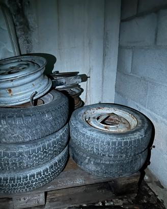 Cerchi e gomme Fiat 500 126 originali