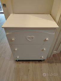 fasciatoio con rotelle