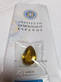 QUARZO CITRINO certificato 95,60 ct