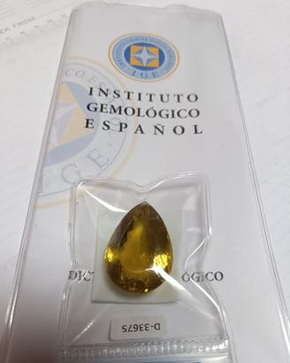 QUARZO CITRINO certificato 95,60 ct