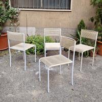 4 sedie design anni 80 modello 101 spaghetti alias