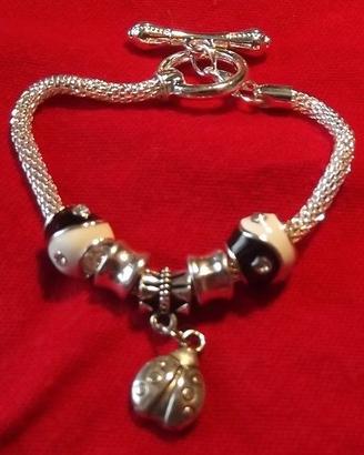 BRACCIALE ROSSO CHARME TOP RHINESTONE ANGELINA