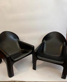 poltrone vintage kartell per Aulenti