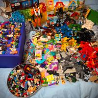 LOTTO LEGO ORIGINALI SFUSI, 6,3 Kg, 62 PERSONAGGI
