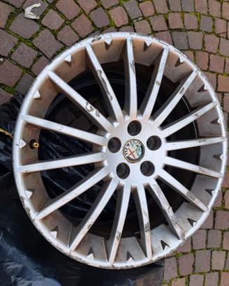 4 Cerchi originali Alfa Romeo + 4 gomme M+S