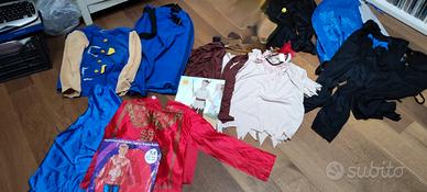 Lotto 4 vestiti carnevale bambini e ragazzi 