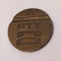 Gettone Telefono A PTT Moneta Bronzo da Collezione