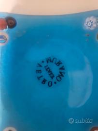 piattino vetro di murano 7 cm x 7