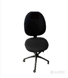 Sedia con ruote IKea colore Azzurro scuro