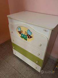 Fasciatoio bimbi+culla