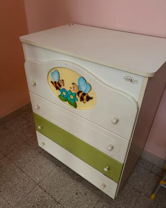 Fasciatoio bimbi+culla