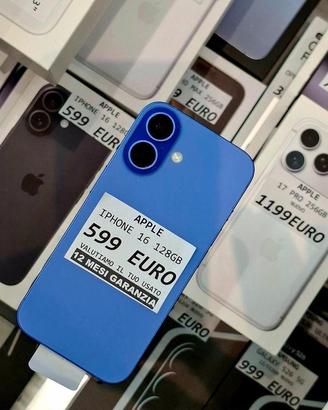 IPHONE 16 128GB blu oltremare