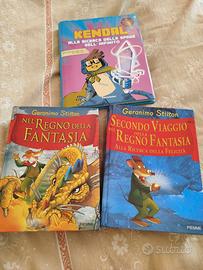 Due libri di Geronimo Stilton e uno Kendal