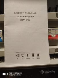 inverter ibrido 3kw + n.6  pannelli 