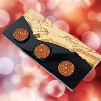 PORTA CANDELE REALIZZATO A MANO