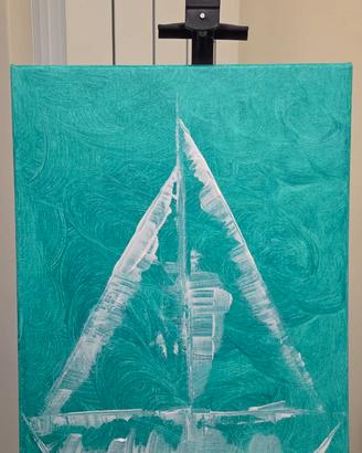 OPERA "TRILOGIA DEL MARE":TRITTICO 30X40 CM