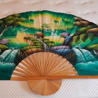 Ventaglio giapponese dipinto a mano