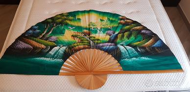 Ventaglio giapponese dipinto a mano