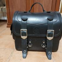 Bauletto in pelle Franco Cuoio per moto custom