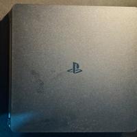 ps4 slim con controller e giochi 