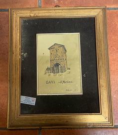 Quadro
Il fortino Gavi 
Misure: 30x26