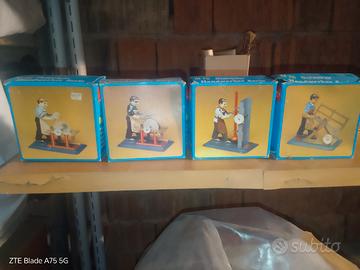 Lotto 4 Wilesco Handwerker, con scatola 