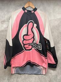 Moto-One maglia cross/enduro XL NUOVA rosa