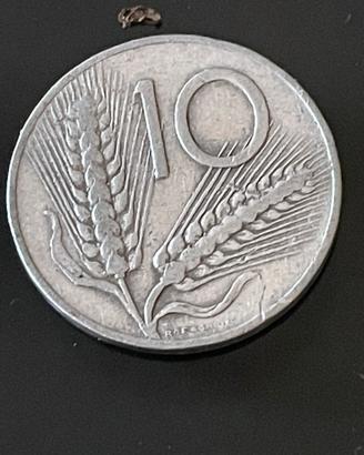 Moneta 10 lire 1954