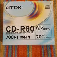 TDK CD-R 80min 700 MB, 10 pezzi 120mm