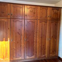 Mobile arte povera legno massello 260x240x60cm