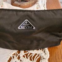 Pochette Piatta Prada in Nylon Nero Molto Bella e 